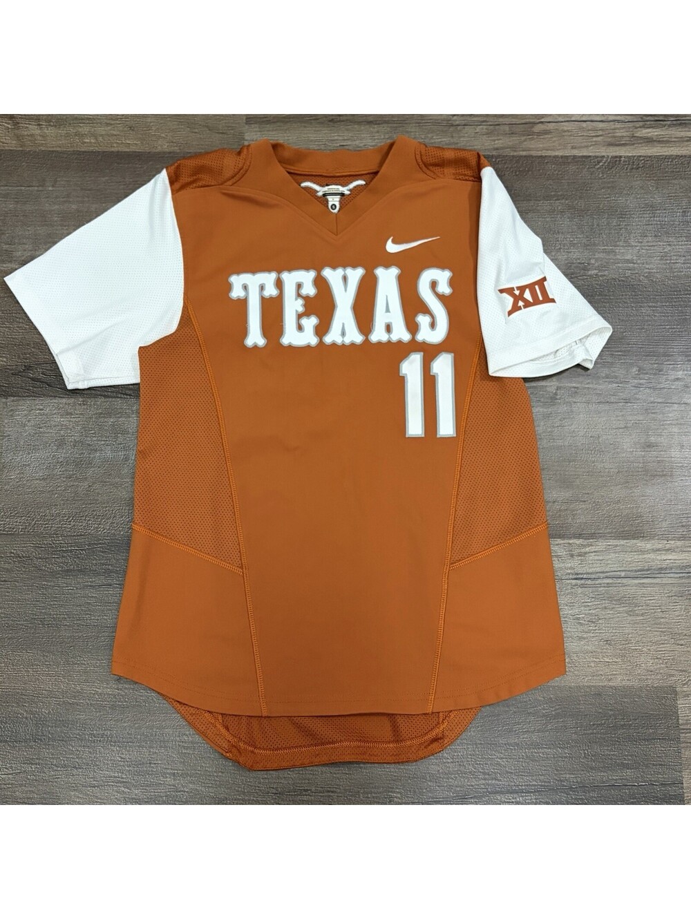 Nike Women’s S Texas Longhorns #11 Team Jersey Burnt Orange College Sports